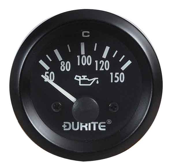 Oil Temperature Gauge with Sender 12 volt