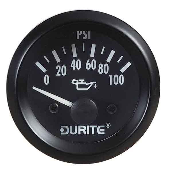 Oil Pressure Gauge with Sender 12 volt