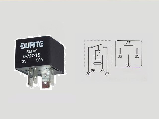 Mini make/break 30 amp sealed + resistor