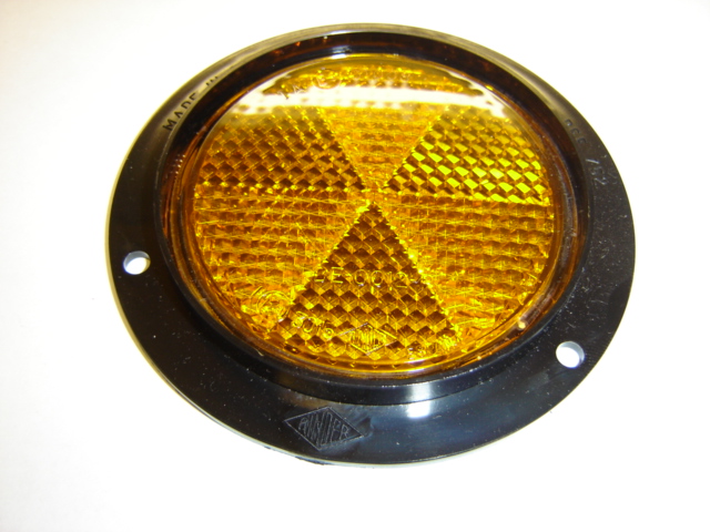 Reflector Amber 70mm Round