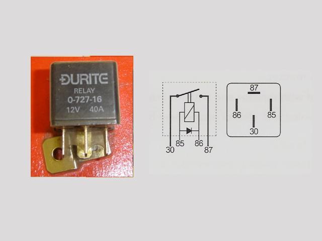 Mini make/break 40 amp with Diode